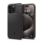 Spigen iPhone 15 Pro Optik Armor MagFit Case Black