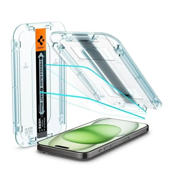 Spigen iPhone 16 Plus / 15 Plus GLAS.tR EZ Fit Sensor